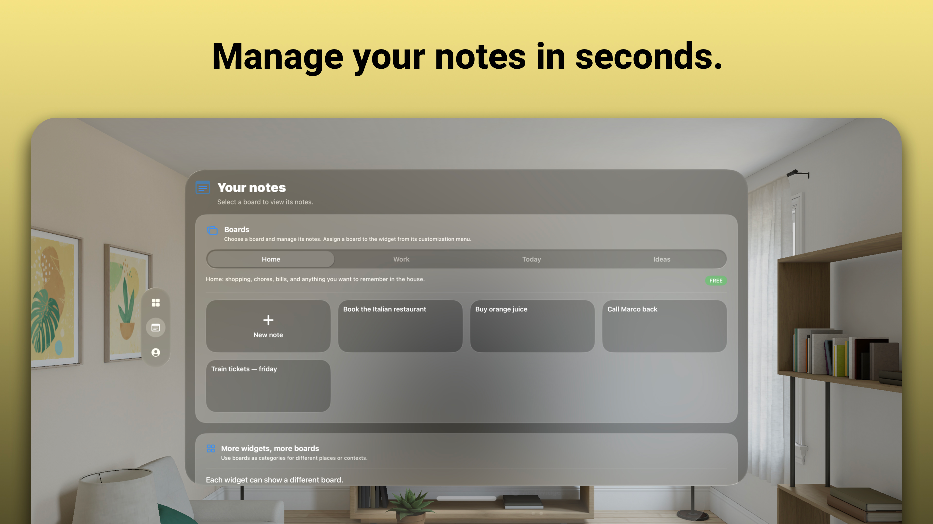 MemoWall – Notes & Widgets