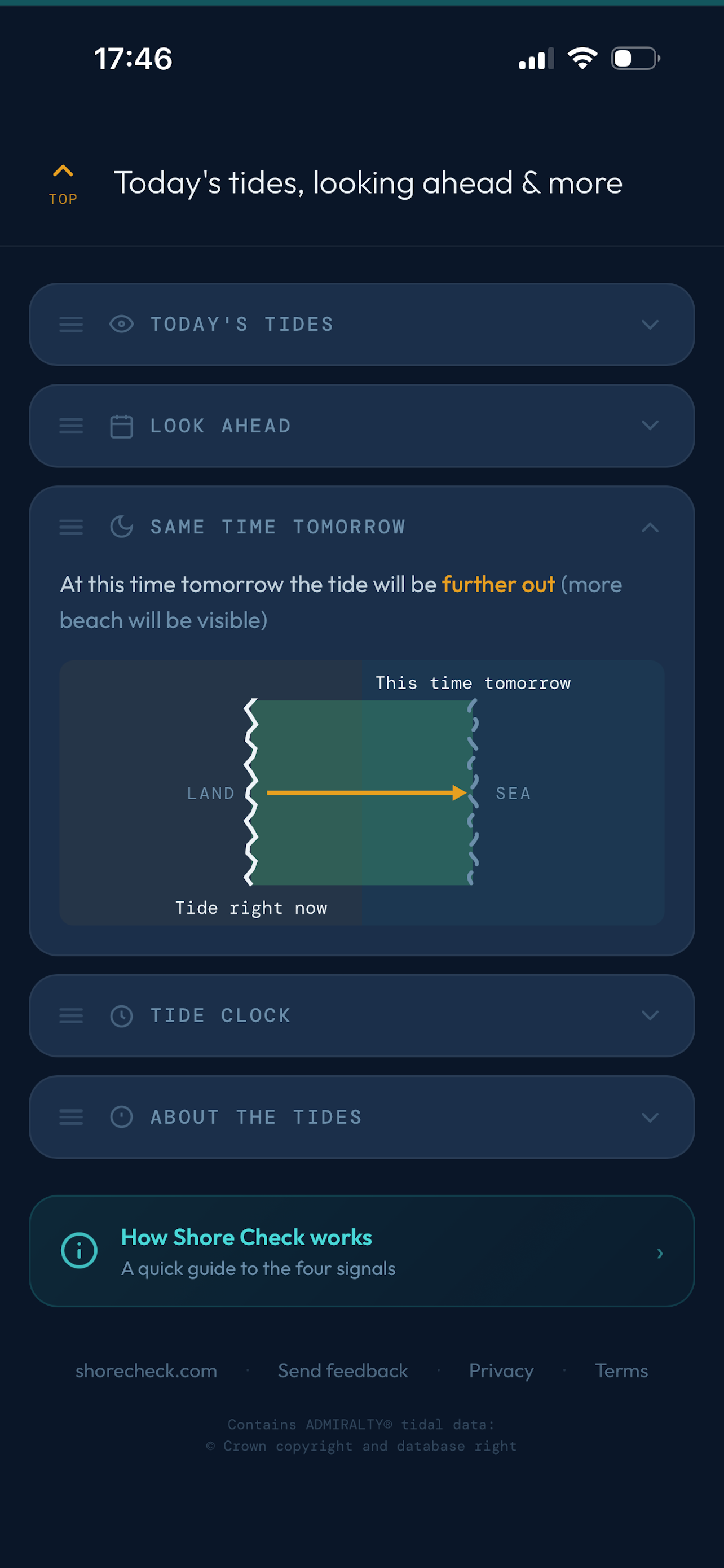Shore Check screenshot 4