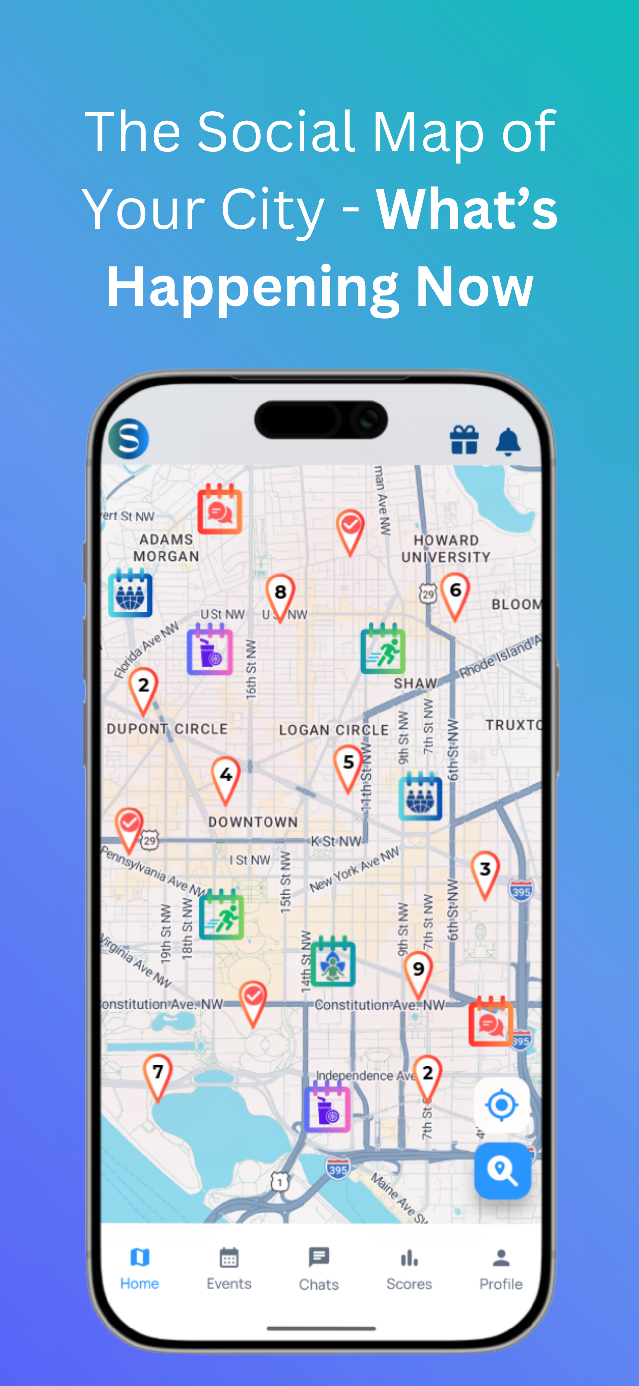 Spur Social: Live Map screenshot 4