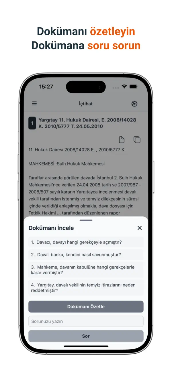 #5. De Jure AI (iOS) Ved: Detech Yazilim Anonim Sirketi