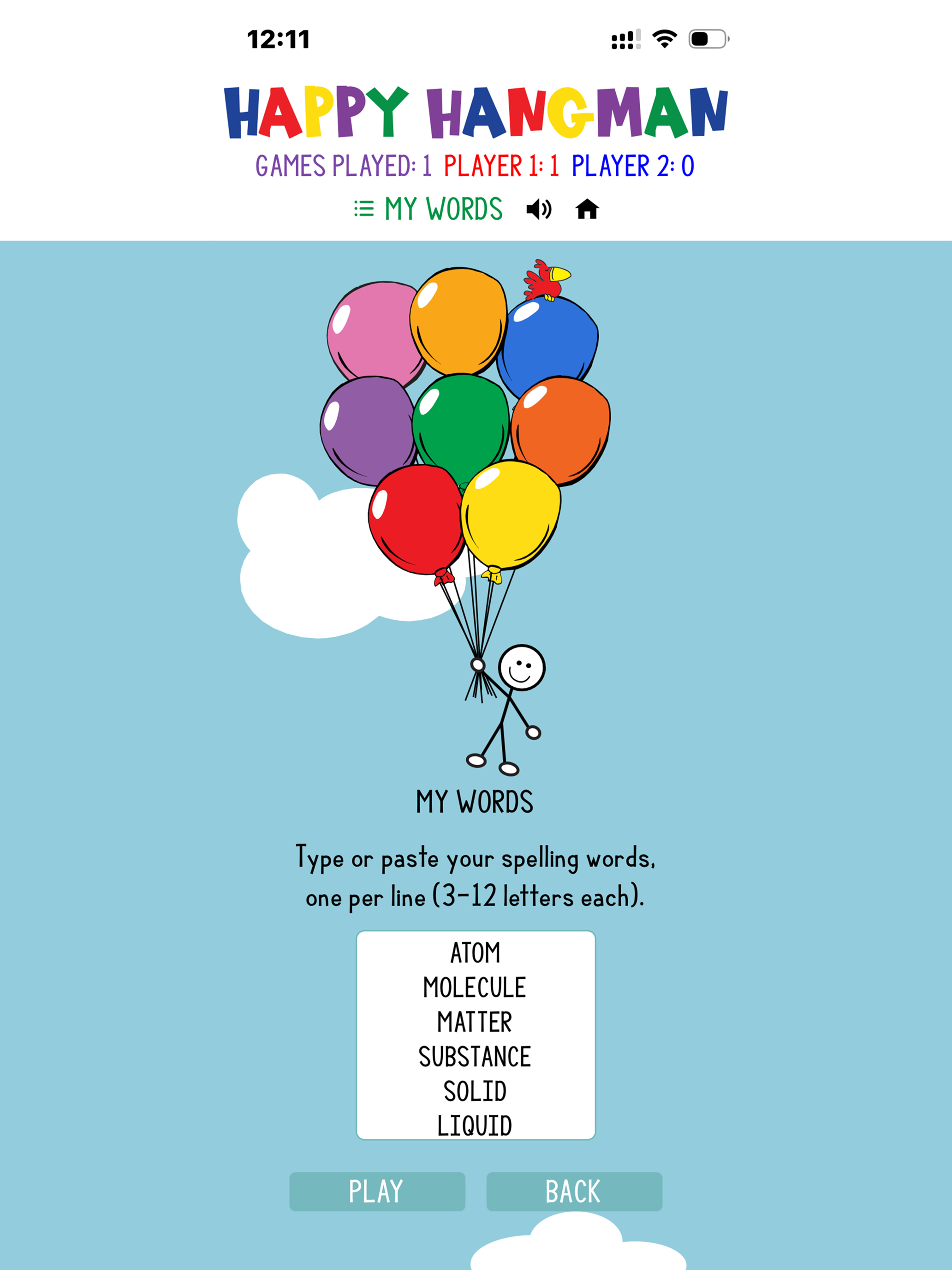 Happy Hangman Game screenshot 17