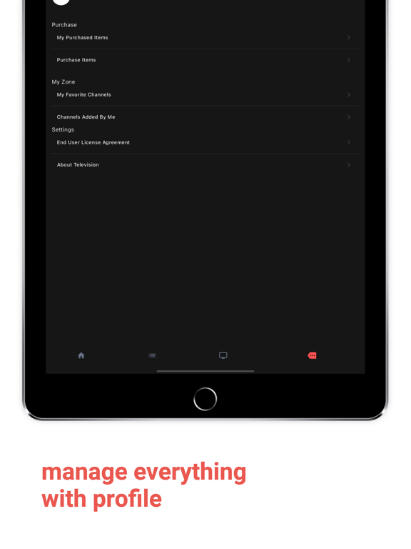 Television-Best Live TV, IPTV iPad screenshot 4 - Entertainment app