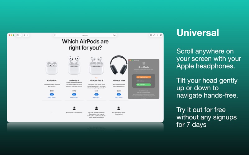ScrollPods app screenshot