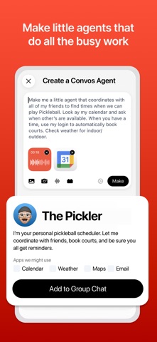 Convos · The Agentic Messenger screenshot