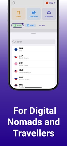 NomadExpenses: Travel Budget screenshot