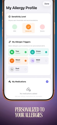 AllergySentinel - Pollen Count Screenshot 2 of 6