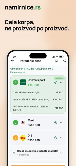namirnice.rs screenshot 2