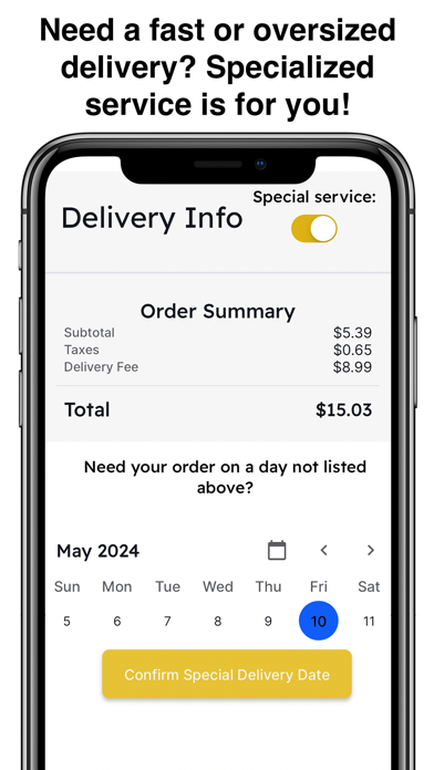 Argo Delivery iPhone screenshot 5 - Shopping app