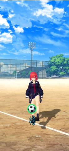 Soccer juggling girl screenshot