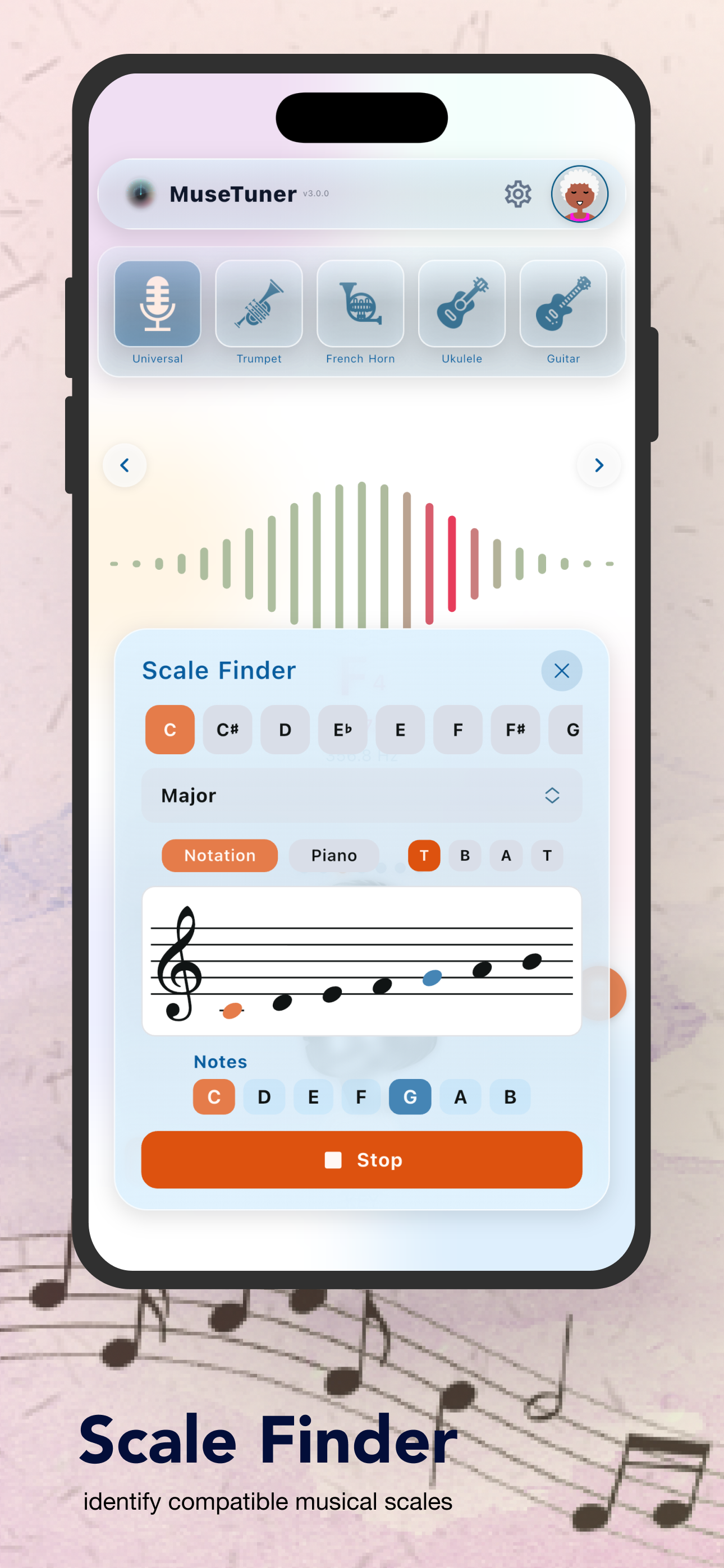 MuseTuner: Tuner & Music Tools