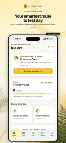 NZ Theory Test 2026 Screenshot 1 of 6