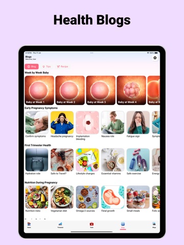 Pregnancy Tracker - Calculator iPad screenshot