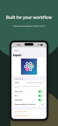 App screenshot