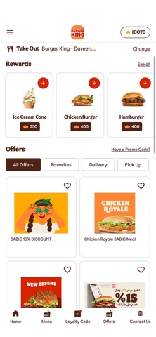 Burger King KSA iPhone screenshot 3