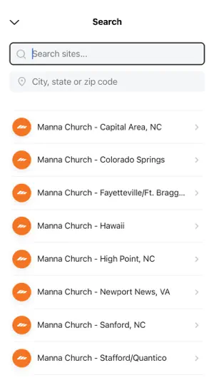 Manna Church App screenshot 1