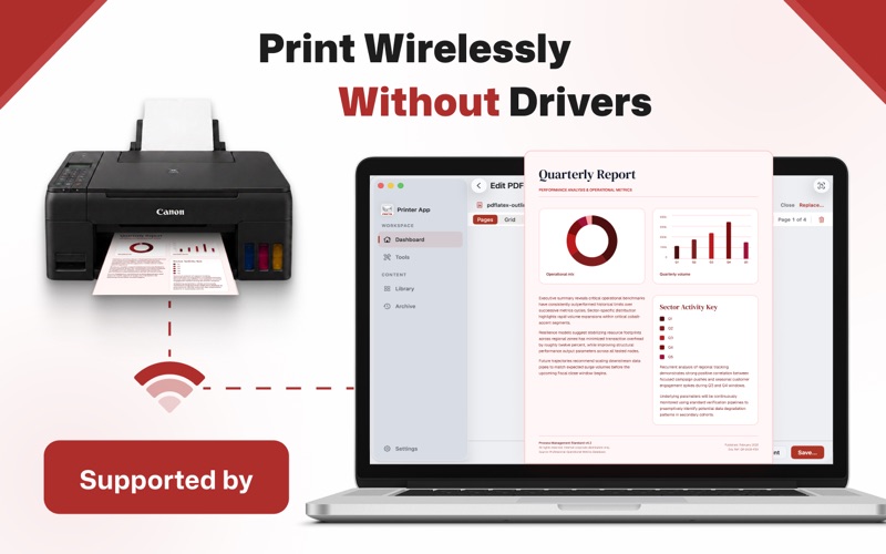 Printer app for Canon Printer iPhone screenshot