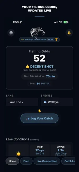 Fish Drop - Fishing App screenshot 1