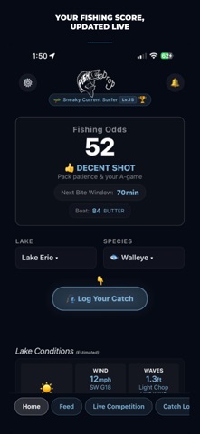 Fish Drop - Fishing App iPhone screenshot