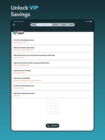 Mr. Drippy Plumbing iPad screenshot