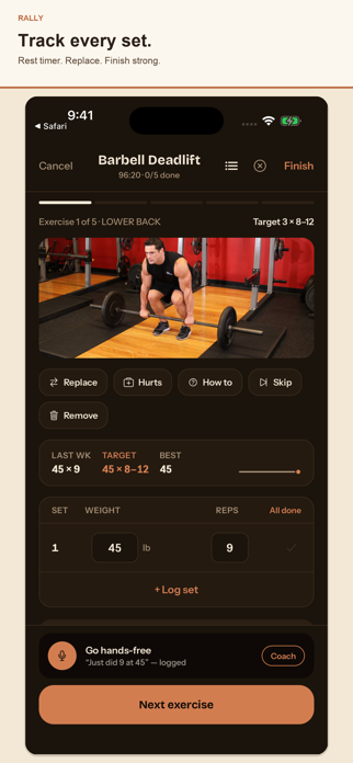 Rally: Workout Accountability Screenshot 2 of 6