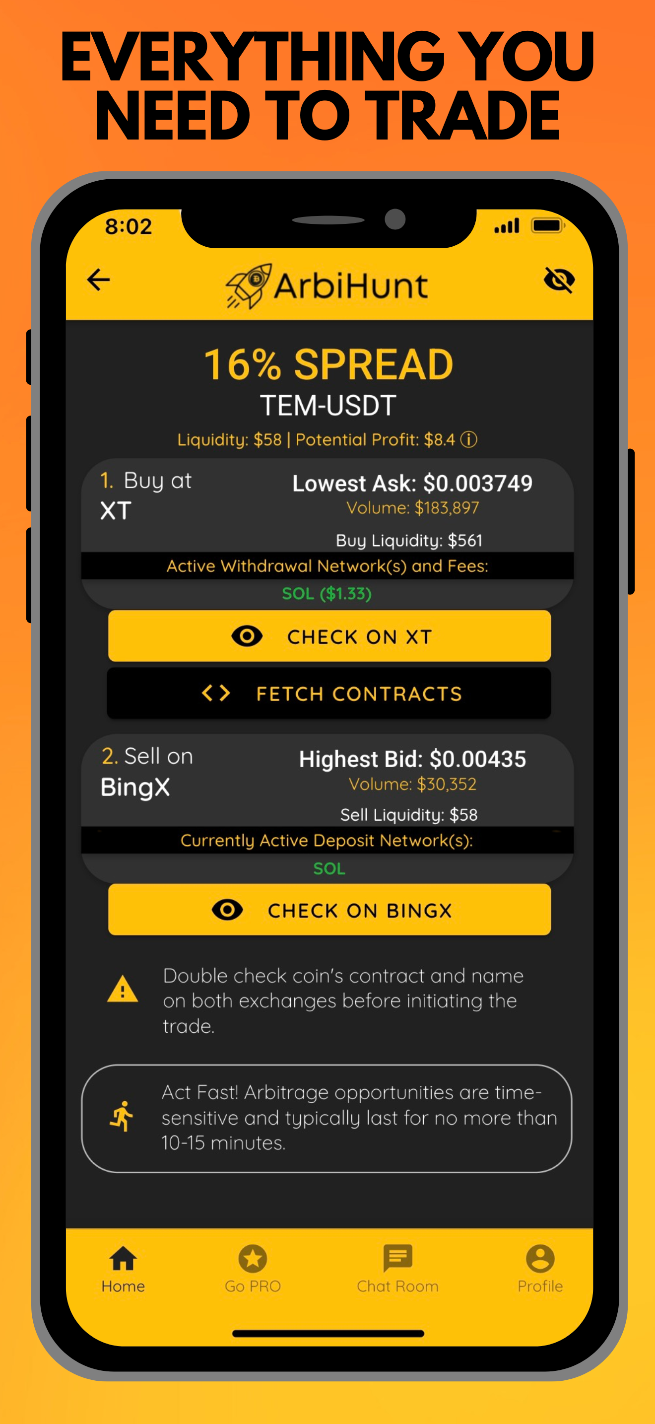 ArbiHunt - Crypto Arbitrage