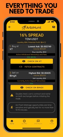 ArbiHunt - Crypto Arbitrage screenshot