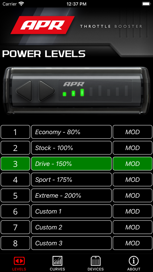 #1. APR THROTTLE BOOSTER (iOS) 由: Holley Performance Products