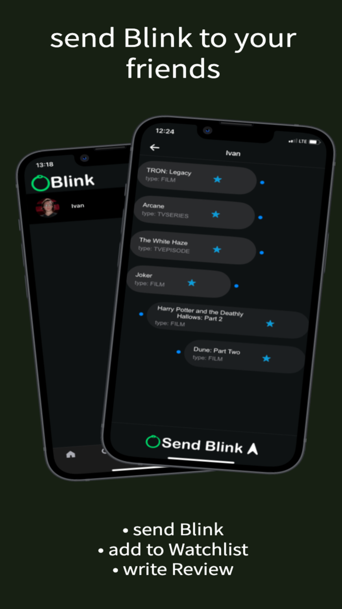 Blink - send Blink