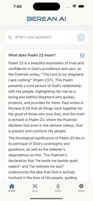 Berean AI screenshot 1