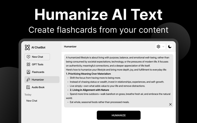 Chatbot: Ask AI Assistant Chat Screenshot
