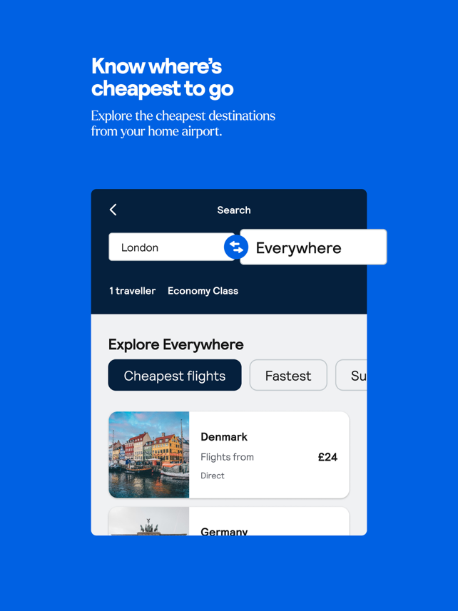 Skyscanner Flights & Travel Screenshot
