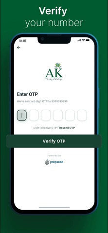 AK Thanga Maligai ERP screenshot