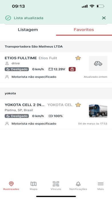 SHOCK RASTREAMENTO Screenshot