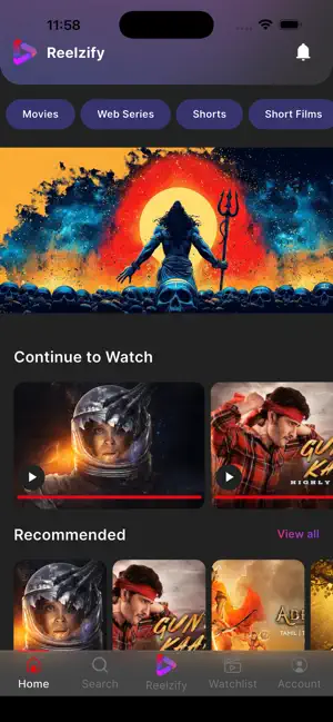 Reelzify screenshot 1