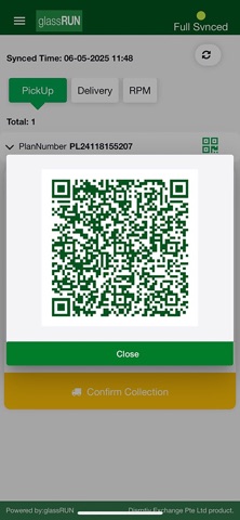 glassRUN Delivery Management Screenshot 3 of 3