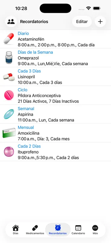 Recordatorio de Medicamentos screenshot 7 of 9