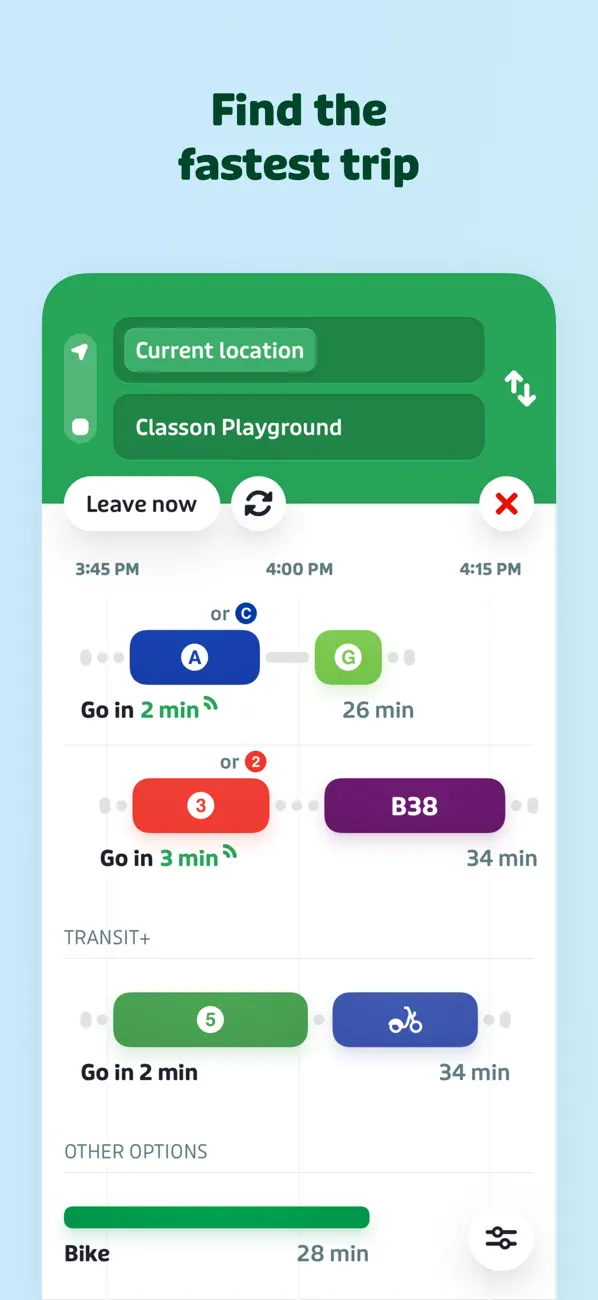#4. Transit • Subway & Bus Times (iOS) Door: Transit App, Inc.