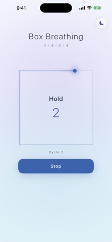 Box Breathing: Guided screenshot