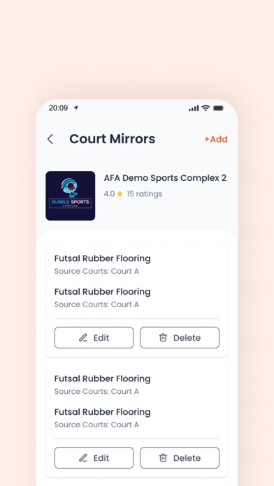 AFA Biz: Sports Venue Manager Screenshot
