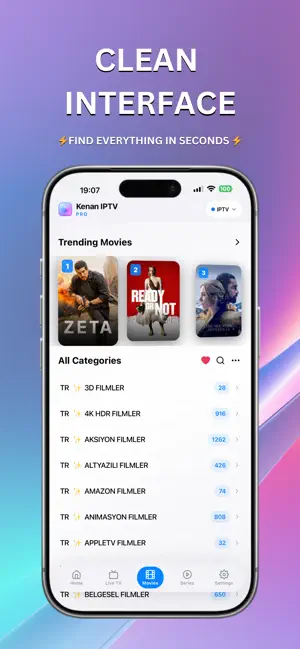 Kenan IPTV Pro - M3U & Xtream screenshot 3