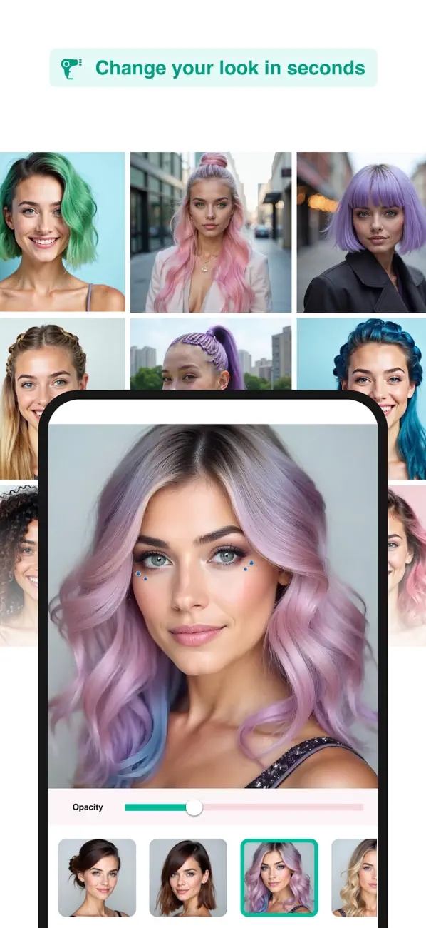 Screenshot #1 pour Application de relooking photo