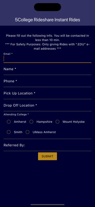 5 College Rideshare Screenshot 6 of 9