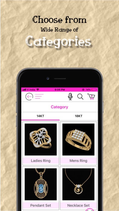 Rosetta Diamond Jewellery Screenshot