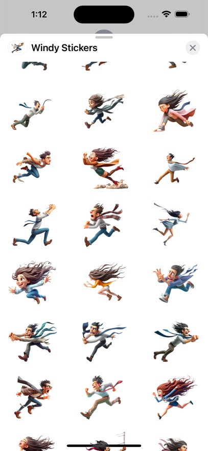Windy Stickers