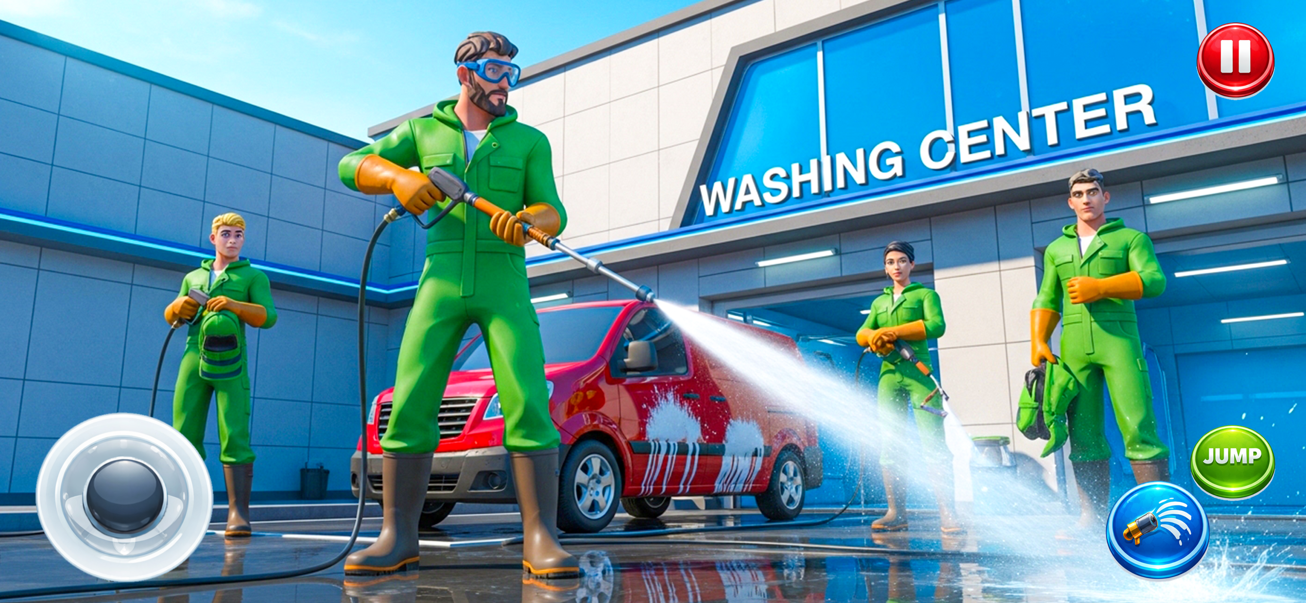 Power Gun Washing 3D screenshot 3