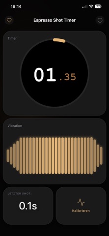 Espresso Shot Timer Screenshot 1 of 5