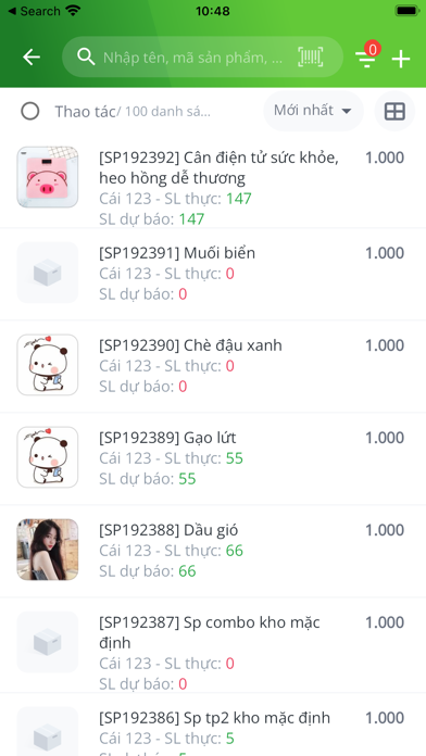 TPOS Quản Lý Bán Hàng Screenshot