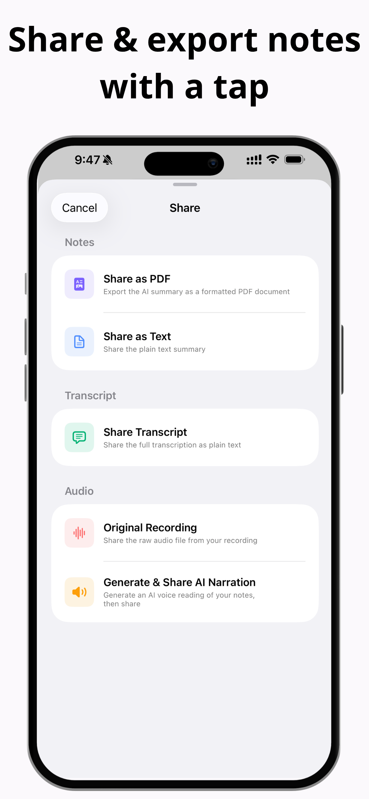 AI Note Taker: NoteWay