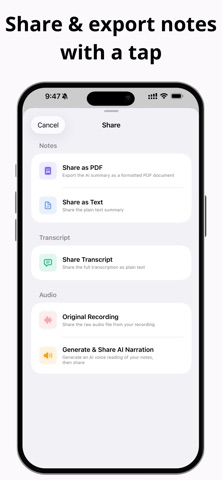AI Note Taker: NoteWay Screenshot 5 of 7