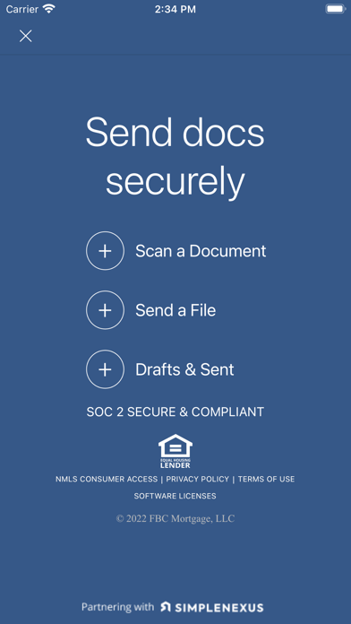 FBC Mortgage Screenshot